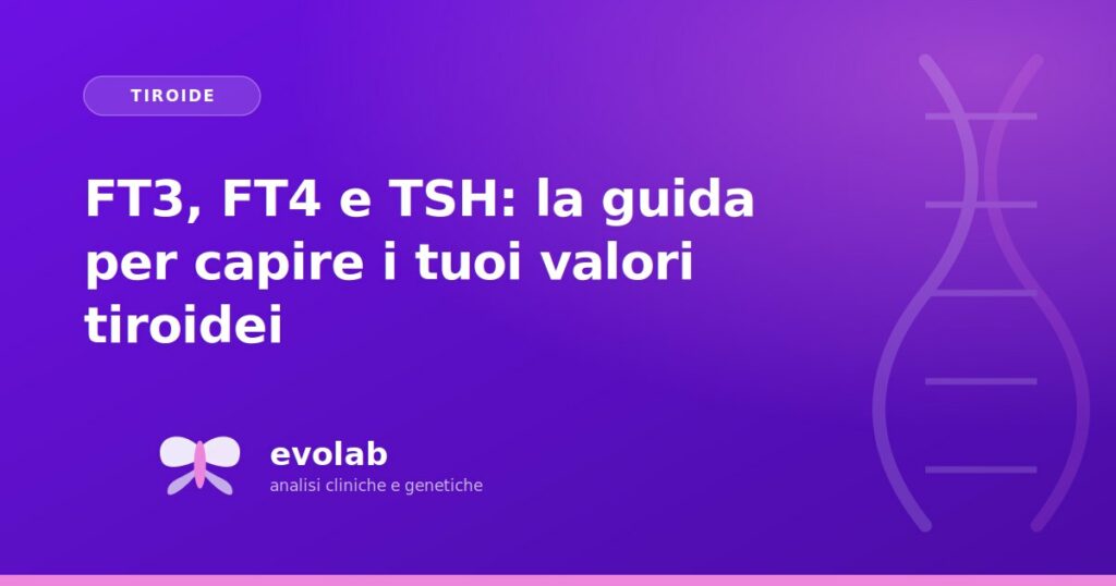 FT3, FT4 e TSH: la guida per capire i tuoi valori tiroidei